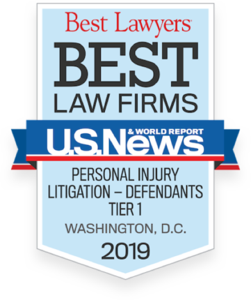 Best Law Firms Badge-Personal Injury Badge DC, 2019